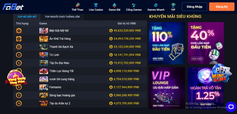 Ưu đãi nạp tiền lần đầu one88 code